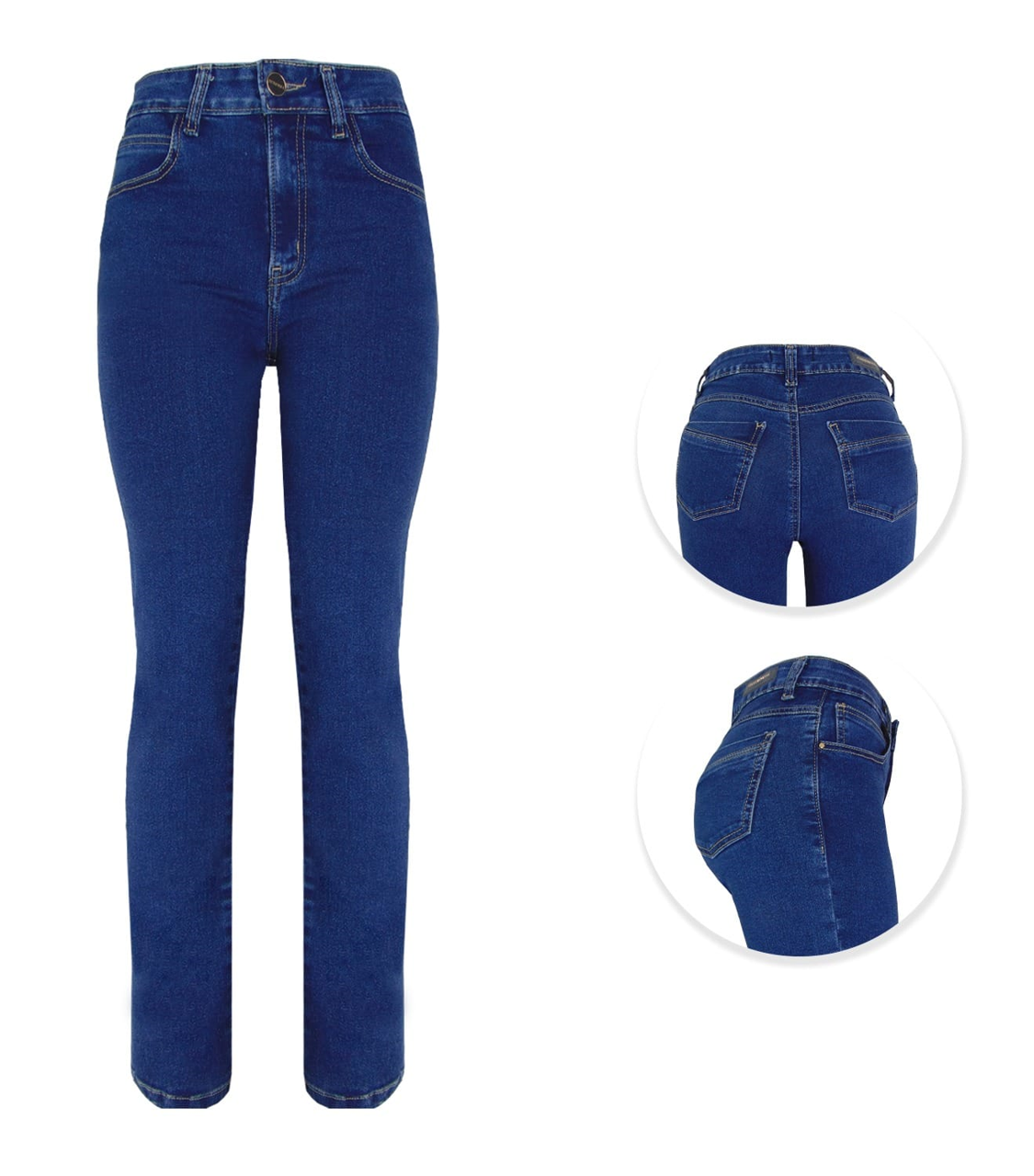 PANTALON DAMA BERONNA MEZCLILLA CORTE RECTO