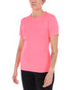 Playera Deportiva Playerytees, Dama, Dry Fit, Lisa, Cuello redondo, Manga Corta