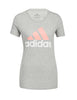 PLAYERA SPORT ADIDAS DAMA, CUELLO REDONDO, ESTAMPADA, Manga Corta