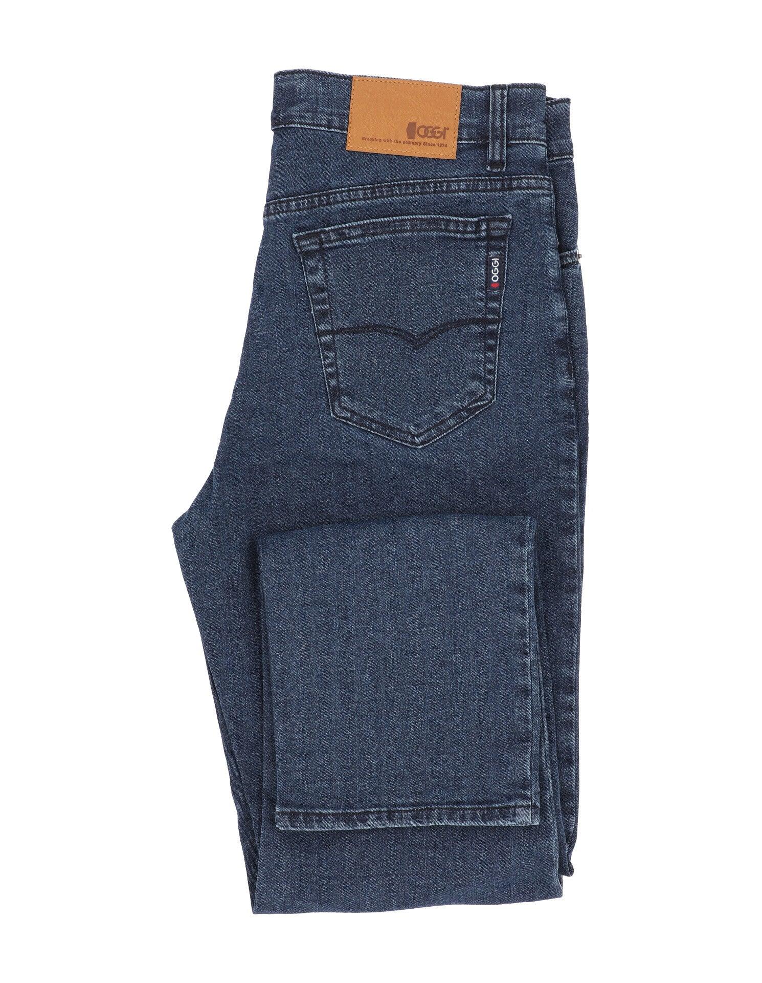 Pantalon Oggi Power, Corte recto, Mezclilla