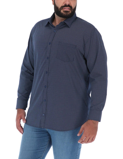 Camisa Collors T- plus M/Larga, Algodon , Estampada - Mooch