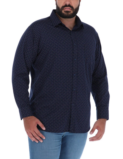 Camisa Collors T- plus M/Larga, Algodon , Estampada - Mooch