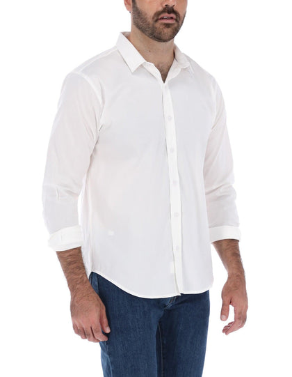 Camisa Branigans Manga larga, Lisa, Corte Confort - Mooch