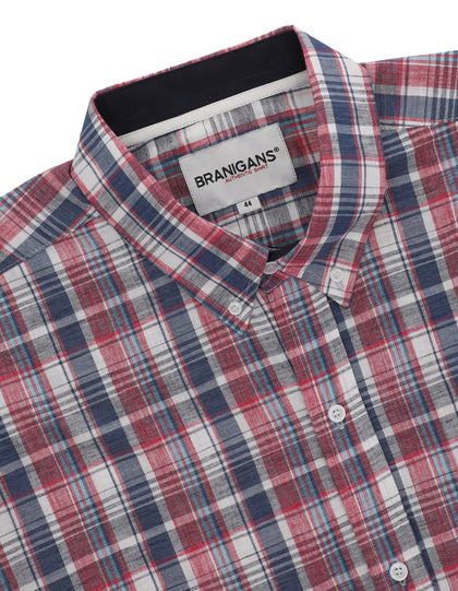 CAMISA CUADROS BRANIGANS, MANGA LARGA, CABALLERO - Mooch